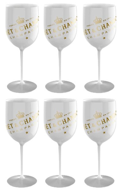 Saga Doctor in de filosofie Rommelig Moët Ice Imperial Glazenset Acryl (6 goblets) - Champagne Babes