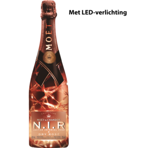 Moet & Chandon NIR (Nectar Imperial Rose) Dry champagne met LED