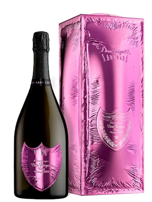 Lady Gaga 2022 Editie Dom Pérignon Rosé 2008 champagne