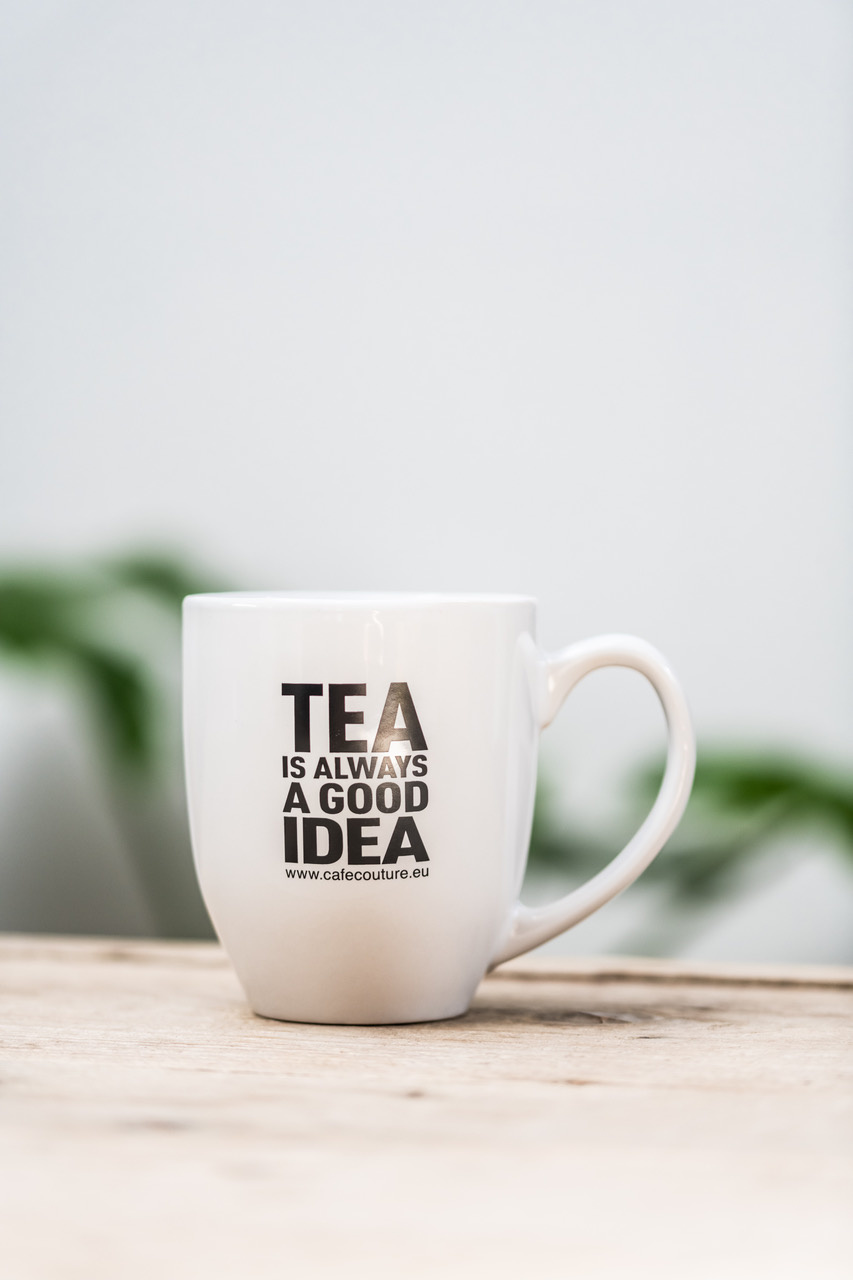 'Tea is always a good idea!' mok