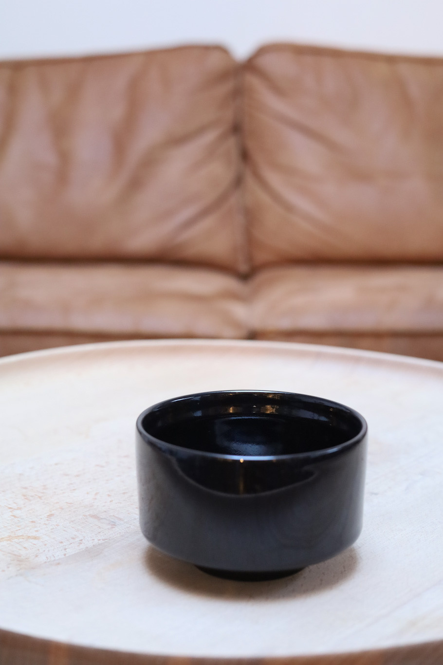 Matcha bowl - clean shiny zwart