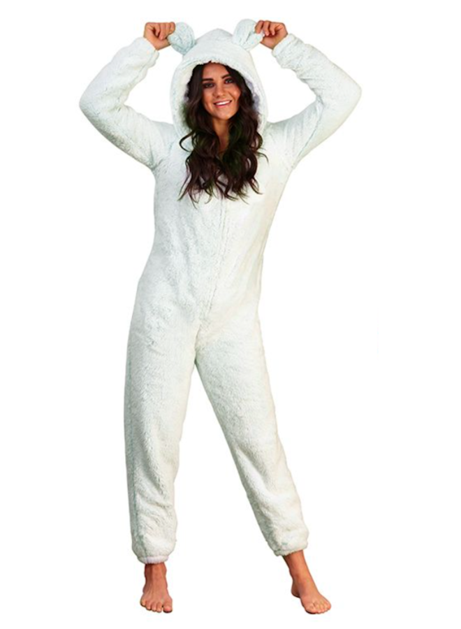 Onesie Teddy Wit - Dames