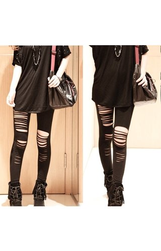 Legging Met Gaten Legging Met Gaten