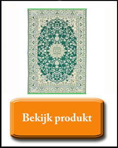 Groen met goud buiten vloerkleed bekijken