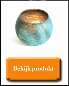 Turquoise theelichtje