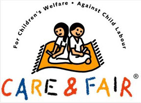 Care & fair Logo van de fluwelen kussens