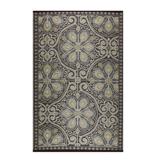 Wonder Rugs Oosters bruin taupe design buitenkleed