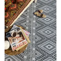 Wonder Rugs Buitenkleed extra groot zwart,wit grijs