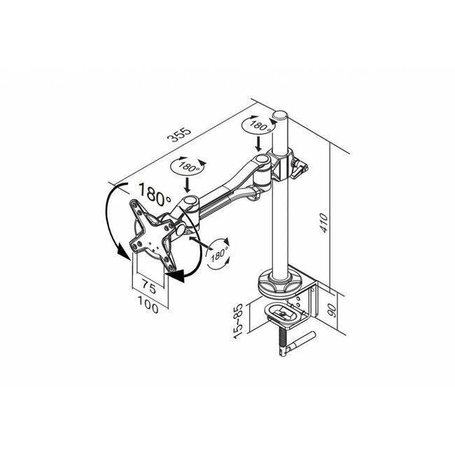 Neomounts FPMA-D1020 Monitorbeugel
