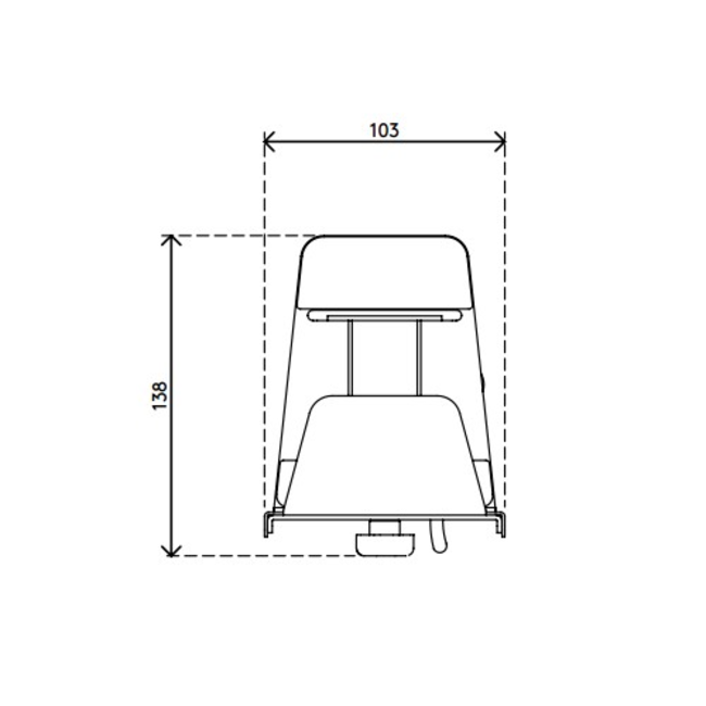 Dataflex Viewmate Thin Client Houder 422 Zilvergrijs -2e Kans