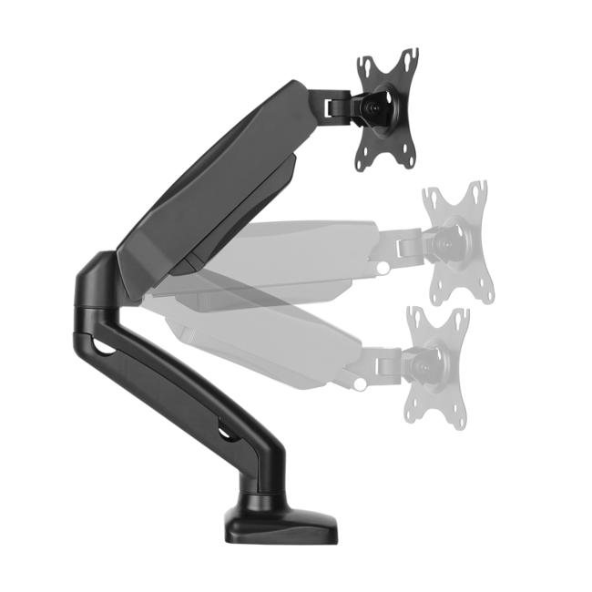 DQ Wall-Support Aris Monitorarm zwart