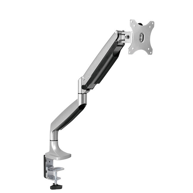 DQ Wall-Support Monitorarm zilver- met Gasveer