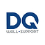 DQ Wall-Support Dubbele Monitorarm zilver- met Gasveer