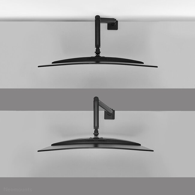 Neomounts DS70PLUS-450BL1 Monitorarm 17-49 inch - gasveer - Topfix - 180°-stop