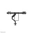 Neomounts DS75S-950BL2 Monitorarm 17-32" - gasveer - Topfix - 180°-stop