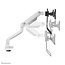 Neomounts DS75S-950WH2 Monitorarm 17-32" - gasveer - Topfix - 180°-stop