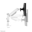Neomounts DS65S-950WH2 Monitorarm 24-34" - gasveer - Topfix - multi-instelbaar - 180°-stop