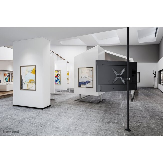 Neomounts FL40-450BL14 TV-paalsteun 32-55" - diam. 28-50 mm - full motion