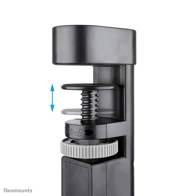 Neomounts DS22-840BL6 Bureaucontactdoos met klem en USB-C en USB-A poorten - Quick-charge