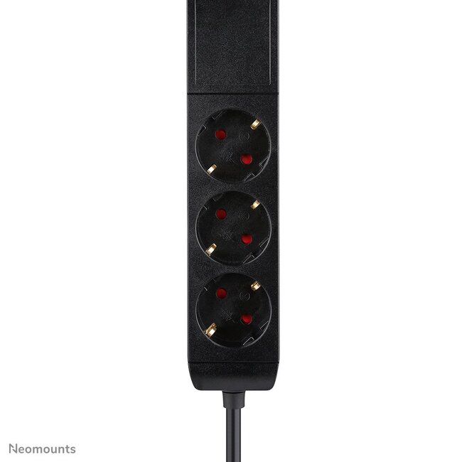 Neomounts DS22-840BL6 Bureaucontactdoos met klem en USB-C en USB-A poorten - Quick-charge