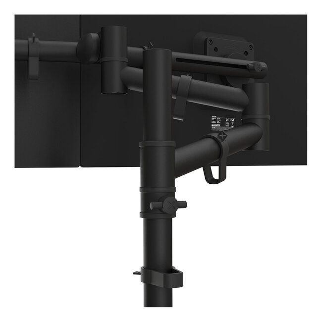 Dataflex Viewgo Dubbele Monitorarm Zwart - bureau 133