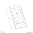 Neomounts Neomounts WL15-603BL1 Tablet casing - 14.6" | 37,1 cm - vergrendelbaar