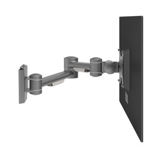Dataflex Viewmate monitorarm Zilver - wand 042