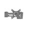Dataflex Viewmate monitorarm Zilver - wand 042