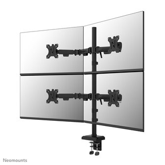 Neomounts DS60-600BL2-2  Monitorarm voor vier schermen 10-32"