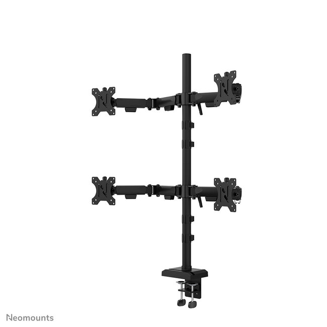 Neomounts DS60-600BL2-2  Monitorarm voor vier schermen 10-32"
