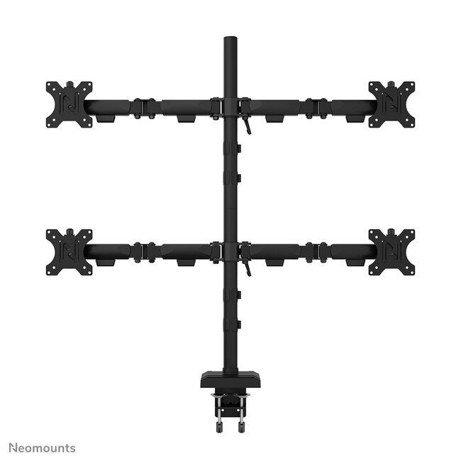 Neomounts DS60-600BL2-2  Monitorarm voor vier schermen 10-32"