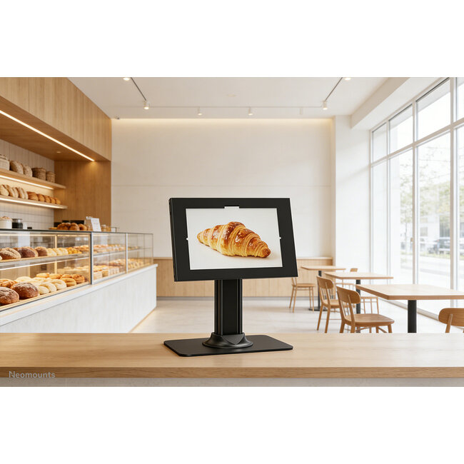 Neomounts DS15-631BL1 Tablet standaard bureau en wand - max 3 kg - vergrendelbaar