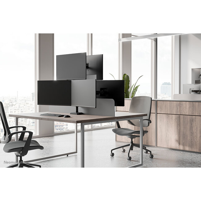Neomounts DS60-600BL2-1 Monitorarm voor drie schermen 10-32"