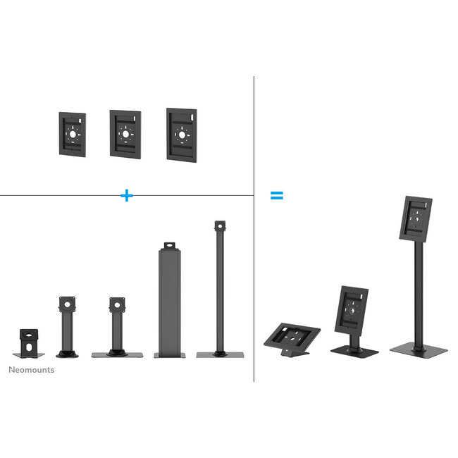 Neomounts DS15-631BL1 Tablet standaard bureau - max 3 kg - vergrendelbaar