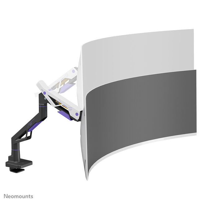 Neomounts DS70-256BL1 Gaming Monitorarm 24-57" - Gasveer - Topfix - 180°-stop