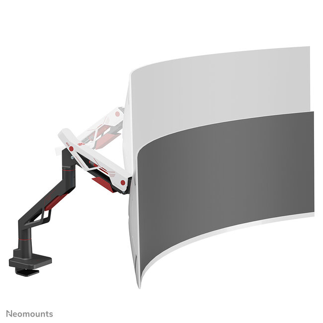 Neomounts DS70-256RD1 Gaming Monitorarm 24-57" - Gasveer - Topfix - 180°-stop