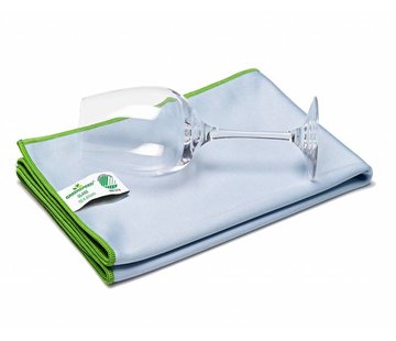 Greenspeed Microvezel glas en poleerdoek 70x61cm blauw
