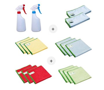 Mikrofasertuch-Set (umfangreich)