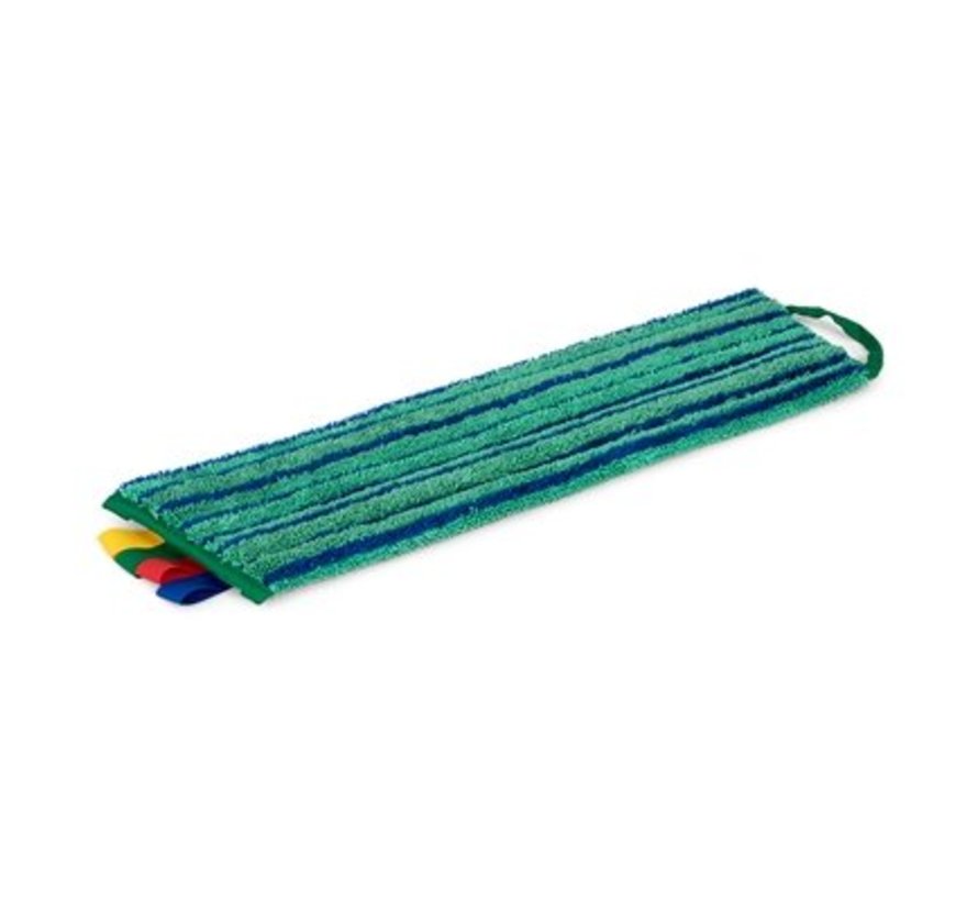 Microvezel scrubmop velcro groen
