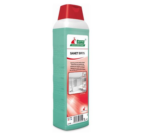 Tana Sanet BR 75 - Schwimmbad- und Sanitärreiniger - 1 liter Flasche