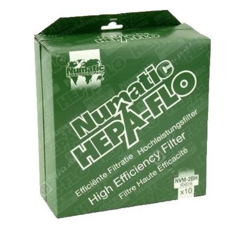 Numatic Hepa-Flo Stofzuigerzakken 2BH