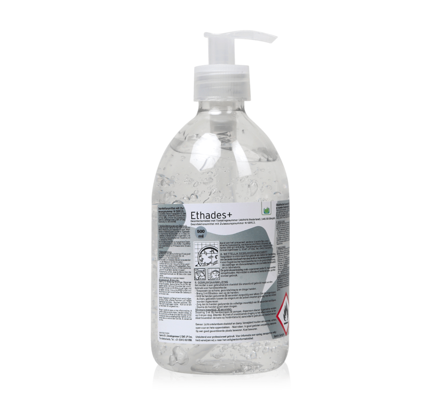 Handdesinfectie middel 500ml handpomp
