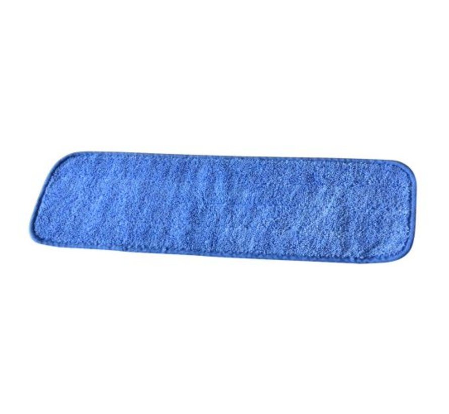 Microvezel Velcro mop 45cm blauw