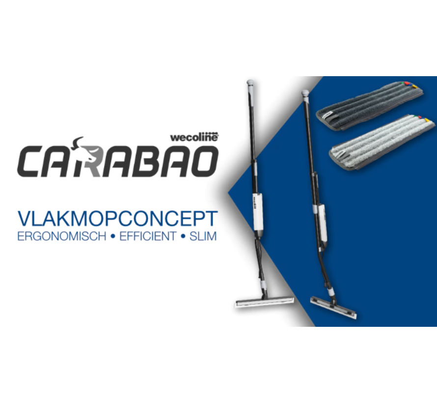 Carabao-Bodenset (Flachmop-Set/Wischsystem)