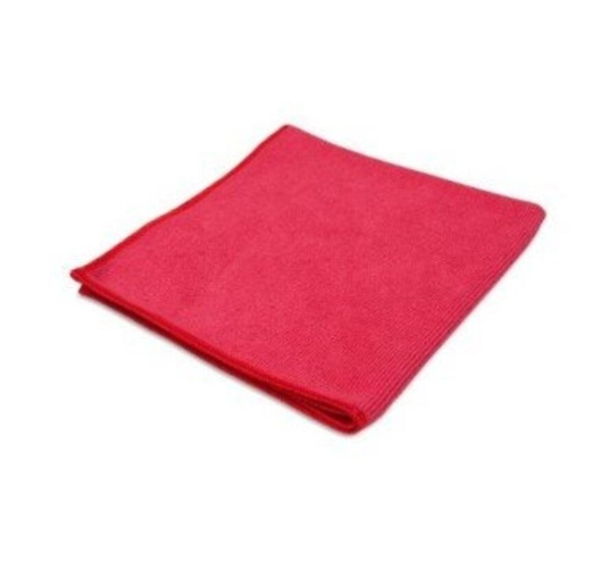 Microvezeldoek 40x40cm premium rood