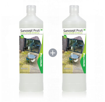 Spectro Sanosept Profi groene aanslagreiniger 1ltr