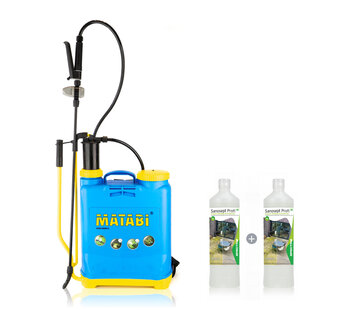 Sanosept Profi 2x1L + Rucksprühgerät (12L)   VORTEILSSET Grünanlage