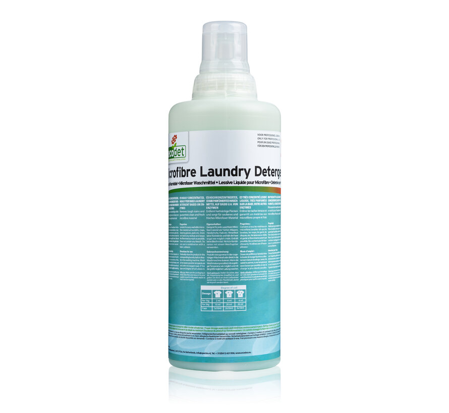 Microfibre Laundry Detergent 1L dosage bottle