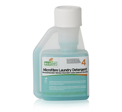 Ecodet Microfaser Waschmittel - 120 ml Probe Flasche
