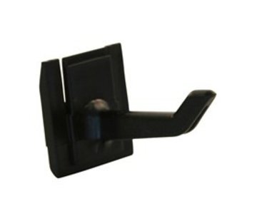 Toolflex Kunststoffhaken 25 mm (set à 5 stück, in schwarz)